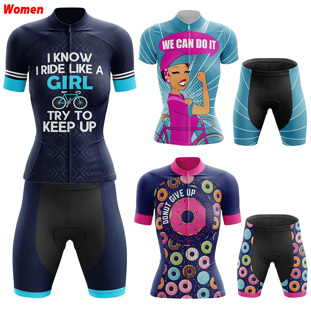 Mountain Biking Outfits Women - Like A Girl Polyester Cycling Clothing