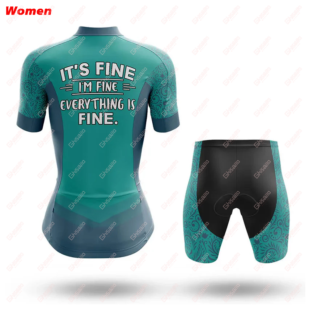 I'm Fine Polyester Cycling Clo - Mountain Biking Outfits Women ulasan dan harga