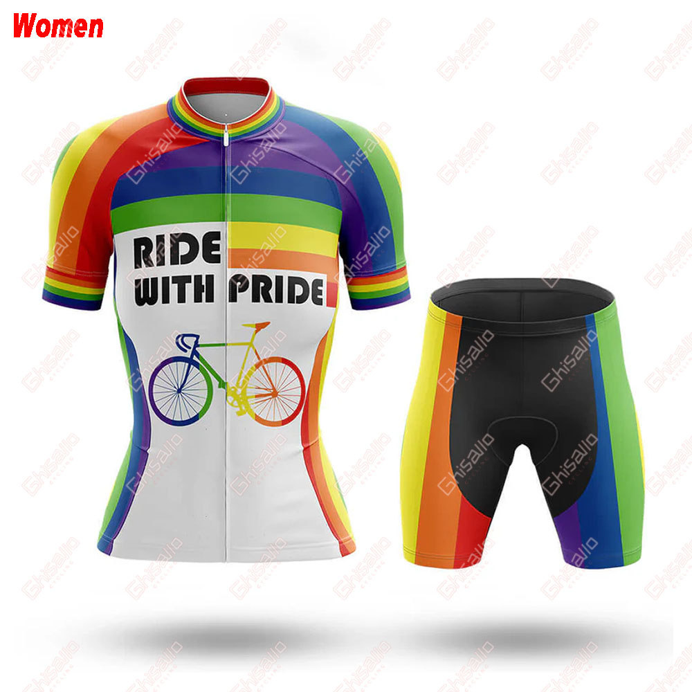 Ride With Pride Polyester Cycl - Mountain Biking Outfits Women ulasan dan harga