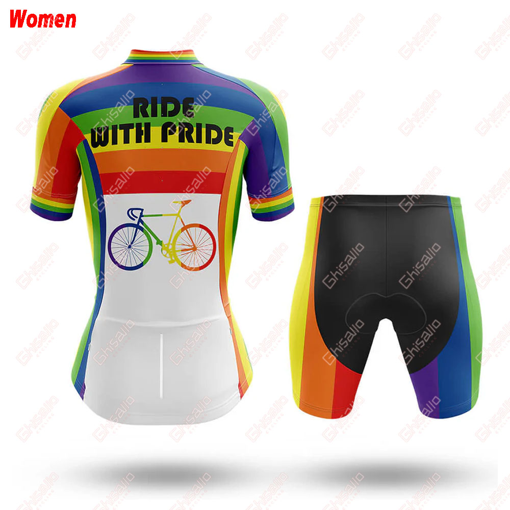 Ride With Pride Polyester Cycl - Mountain Biking Outfits Women ulasan dan harga