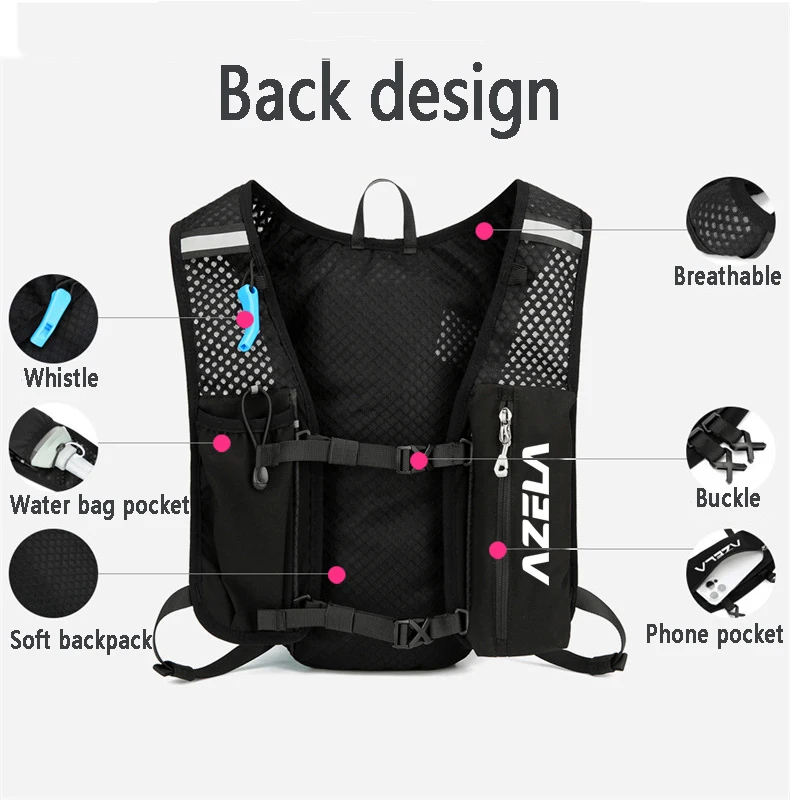 5L Running Hydration Vest Back - Mountain Biking Vest ulasan dan harga